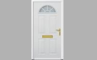 hormann thermopro tps 200 traditional british english front entrance door with letterbox and crescent windows white window leading