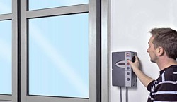 push buton electric operation for a folding door system