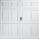 garador beaumont steel panelled side hinged garage door for the home