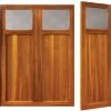 woodrite shelley panelled window timber side hinged garage door