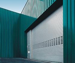 large roller shutter insulated door