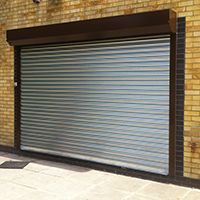 galvanised steel security shutter curtain with continental guides