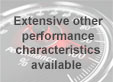 Extensive other performance characteristics