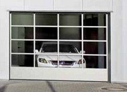 Hormann ASP40 glazed door for high vision industrial purposes