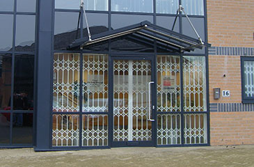 security grilles on london offices