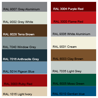 RAL Colour Options
