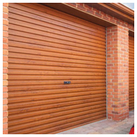 Woodgrain Roller Shutter Garage Door