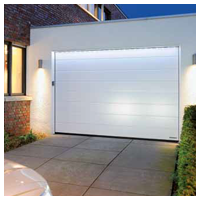 White Sectional Garage Door