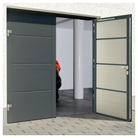 Insulated Side Hinged Garage Doors