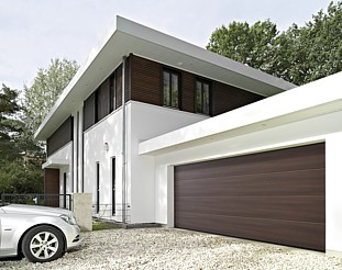 Hormann duragrain finish for sectional garage doors