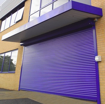 seceuroshield 6000 installed onto a purple commerciale establishment