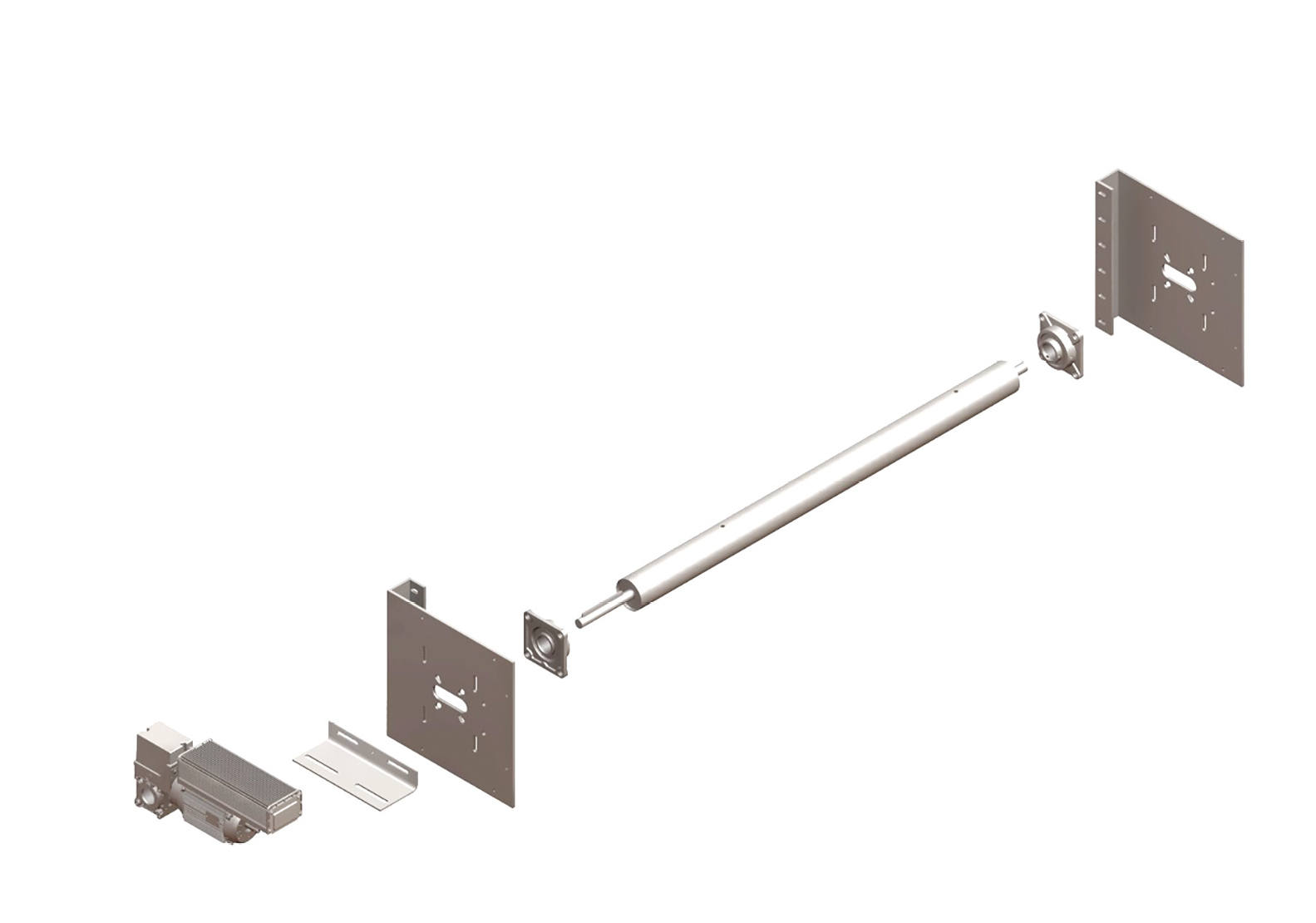 direct drive for electric motor and barrel set up