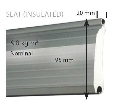 double skin steel roller shutter