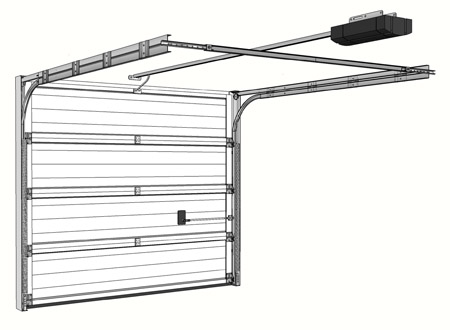 elite side sprung sectional door