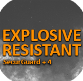 The Samson SecurGuard + 4 is explosive resistant 