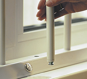 removable security steel window bars