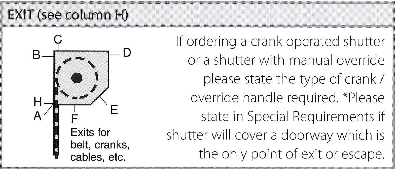 Cable Exit