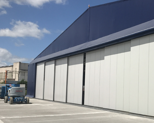 Extra large sliding door