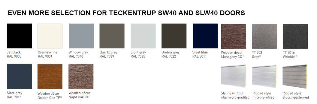 Teckentrup Additional Colour Options