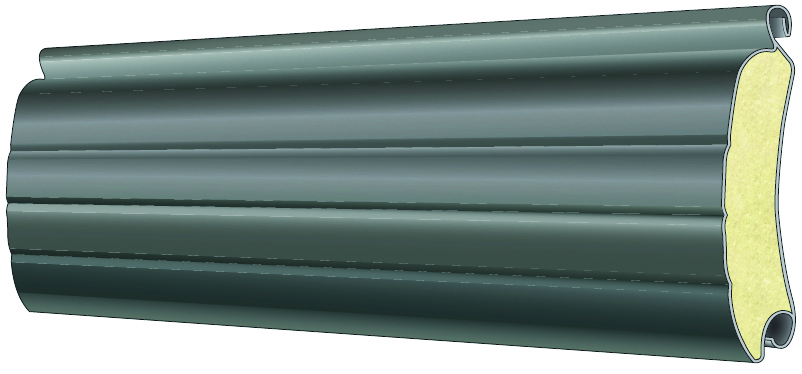 Industrial insulated double skin Roller Door Slat 