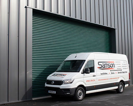 Samson Doors Service Van