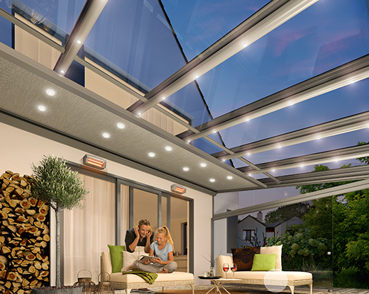 Weinor glass roof