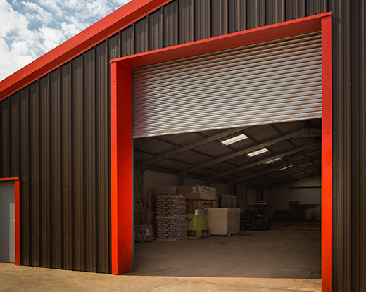 High security roller shutter door