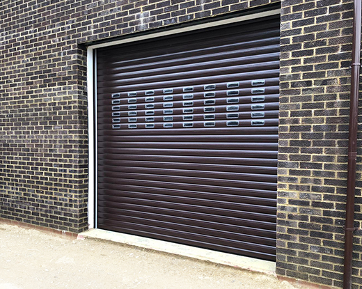 Roller shutter with vision slats