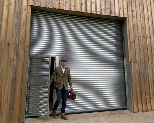 Seceurodoor 75 with wicket door access
