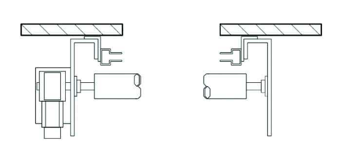 Inset Outboard motor position