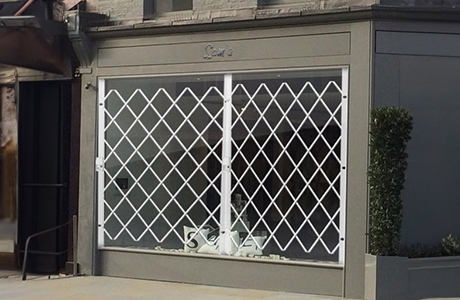 Retail Installation security grille