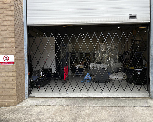 Warehouse entrance
