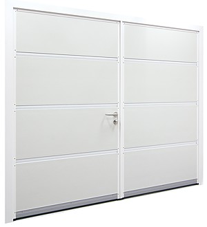 inside of carteck insulated side hinged steel door set