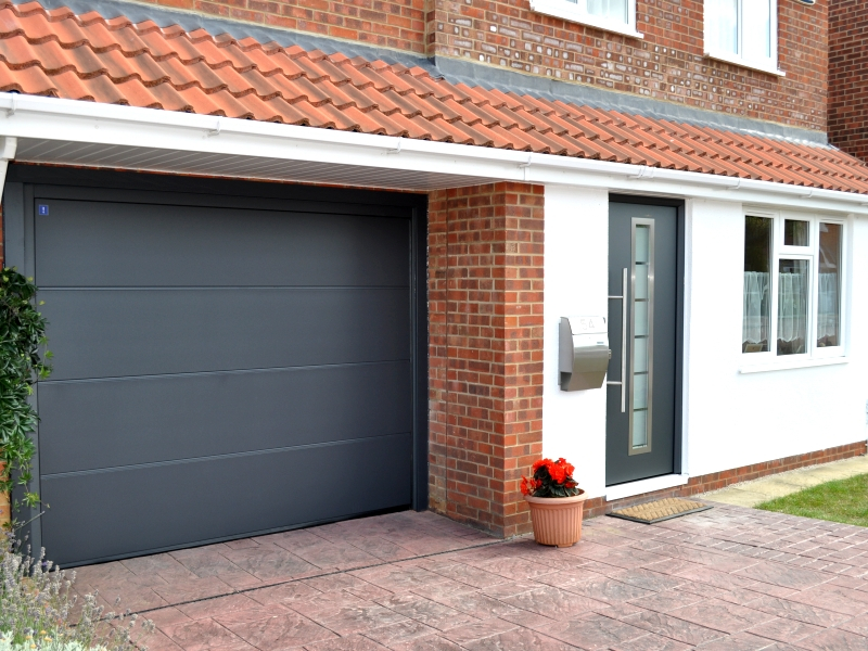 Anthracite Hormann L-Ribbed Sectional 